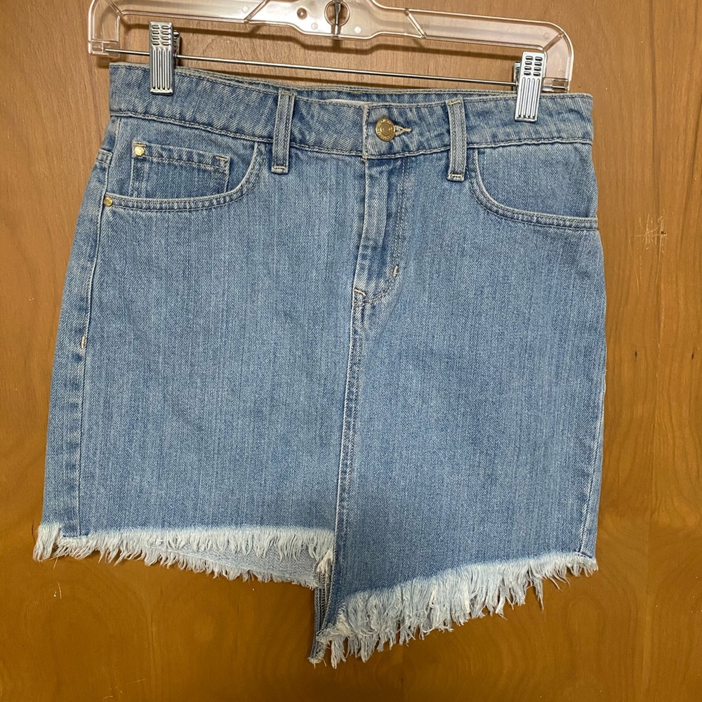 Guess High Low Denim Skirt Size 0